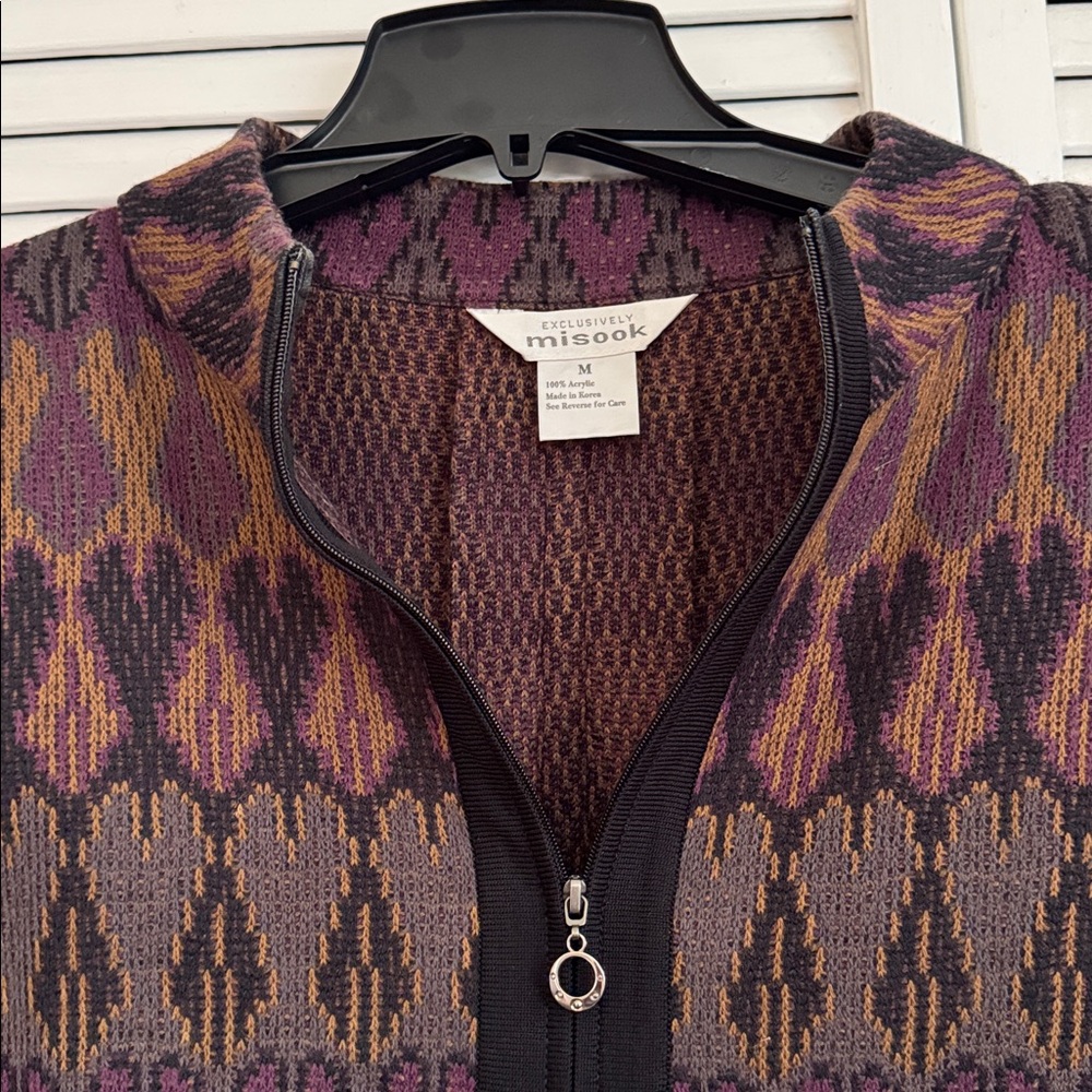 Multicolor Geometric Pattern Jacket - image 2